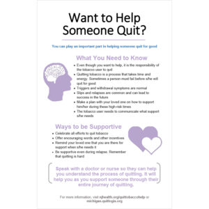 Want to help someone quit? Handout